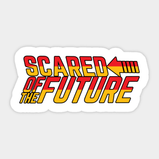 Scared Of The Future v2 Sticker